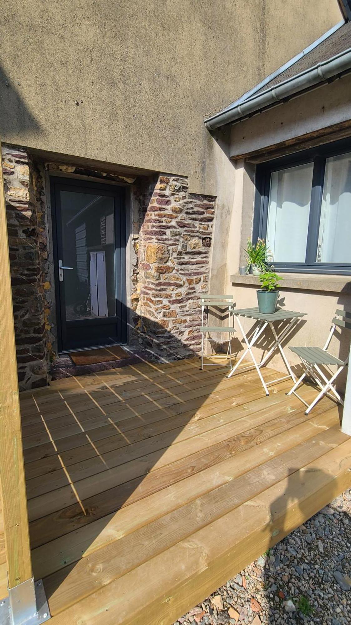 Maison De Bourg Bretonne Baulon Exterior photo